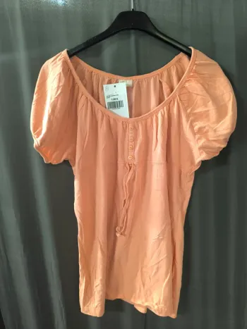 323436 haut MC saumon femme L/42