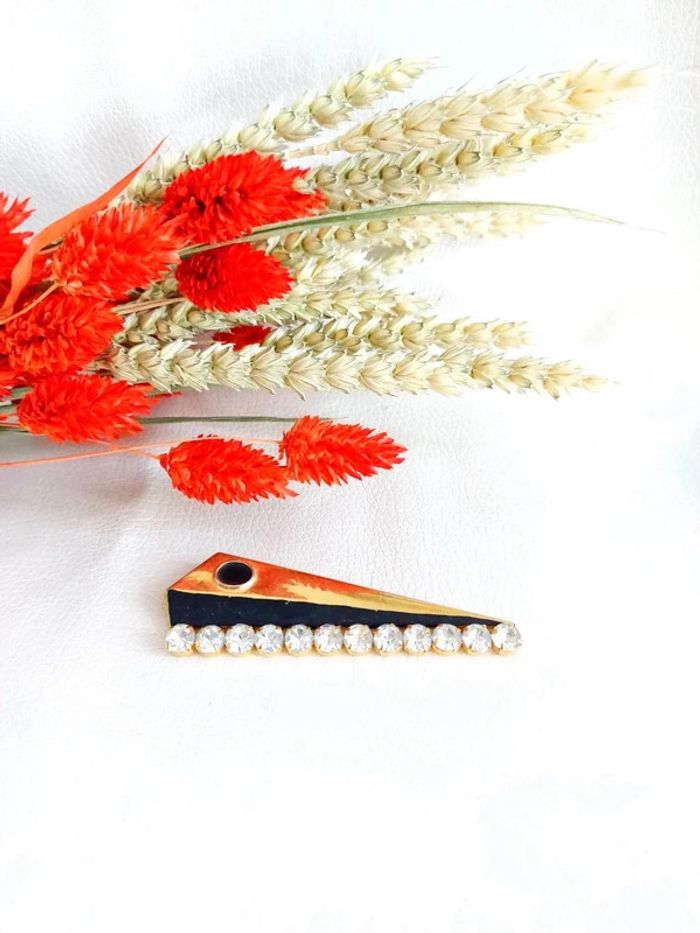 Broche vintage classique doré - photo numéro 5