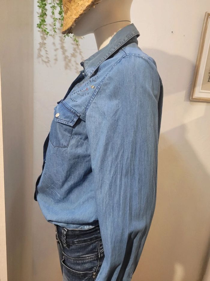 Chemise en jean - photo numéro 5
