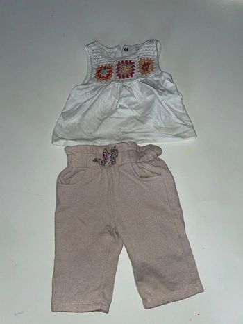 Ensemble tape à l’œil fille 3 mois