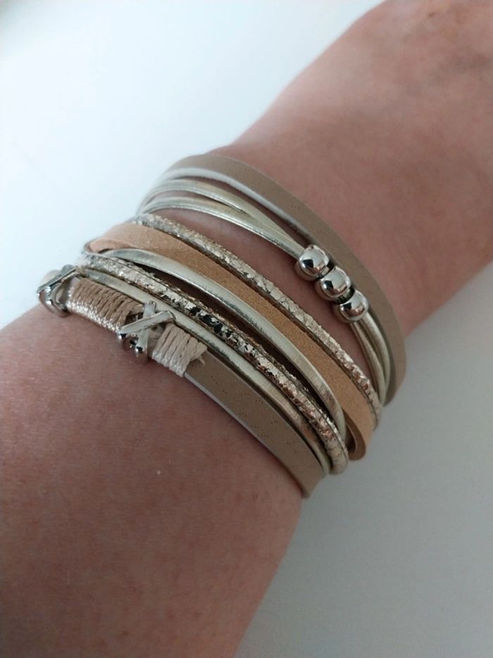 Bracelet manchette bohème NEUF - photo numéro 2