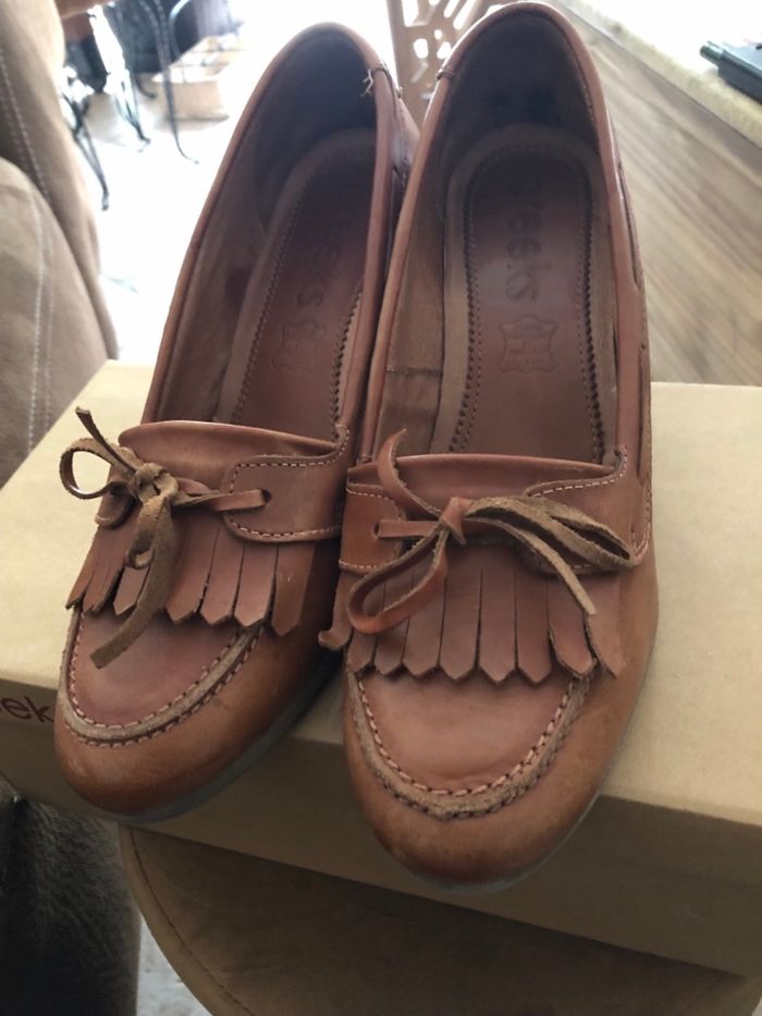 Mocassins camel
