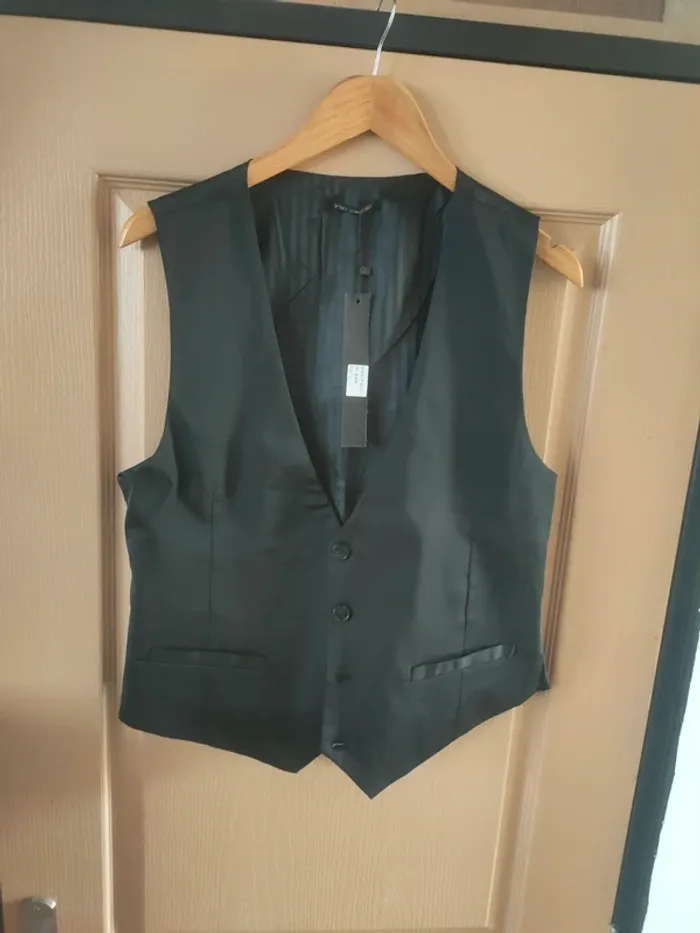 Boléro noir homme, taille XL y.two