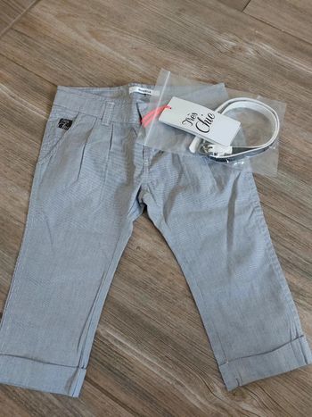 Superbe pantalon marese  neuf gris 2 ans
