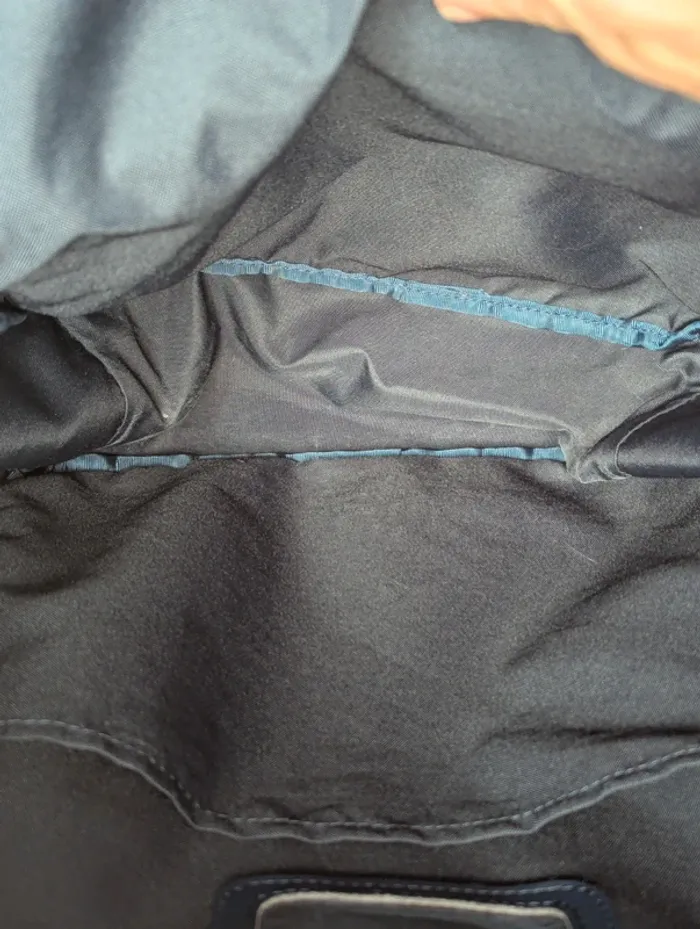 Sac à dos Tann's rouge, bleu et gris brodé T – modèle T'max - photo numéro 5