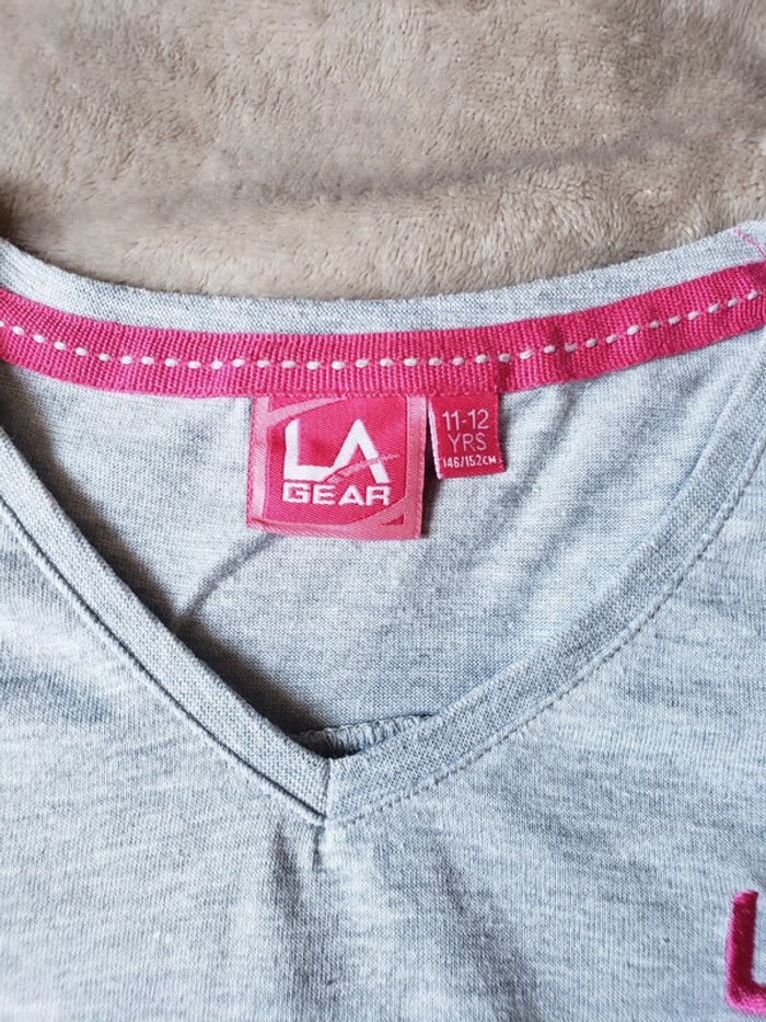 Lot de 2 t-shirts de sport La Gear taille 11-12 ans - photo numéro 5