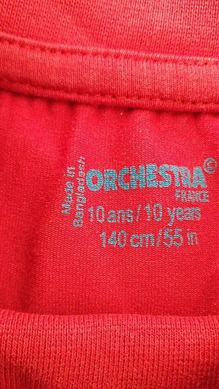 Maillot manches longues garçon rouge - photo numéro 3