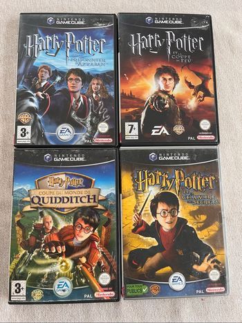 Jeux Nintendo gamecube Harry Potter lot