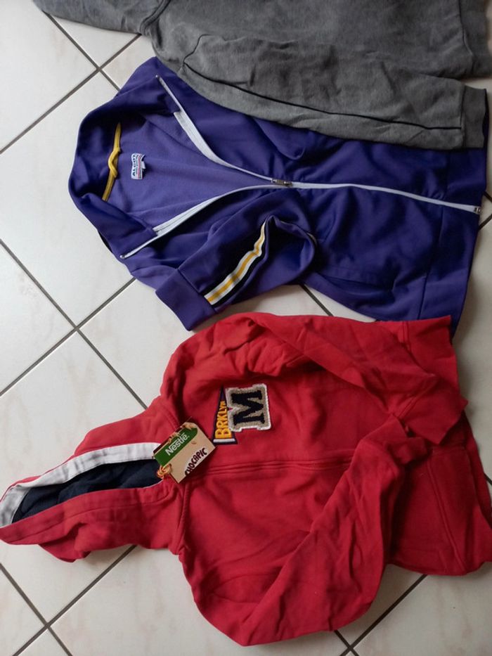 4 vestes sweat zippées tape à loeil vintage - photo numéro 2