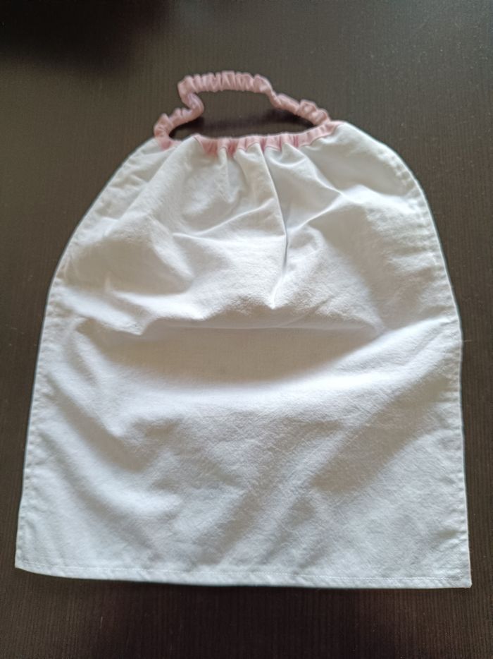 Bavoir 29 x 32 cm ours maternelle crèche nounou - avec élastique - réversible - neuf - photo numéro 3