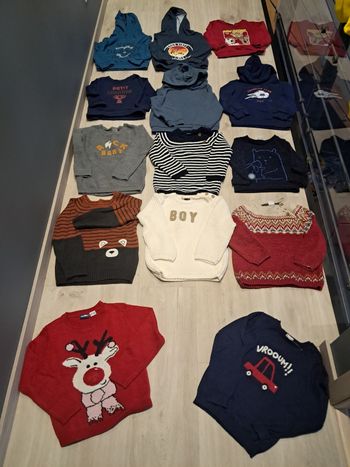 Lot de pulls et sweats neufs 36mois 3ans