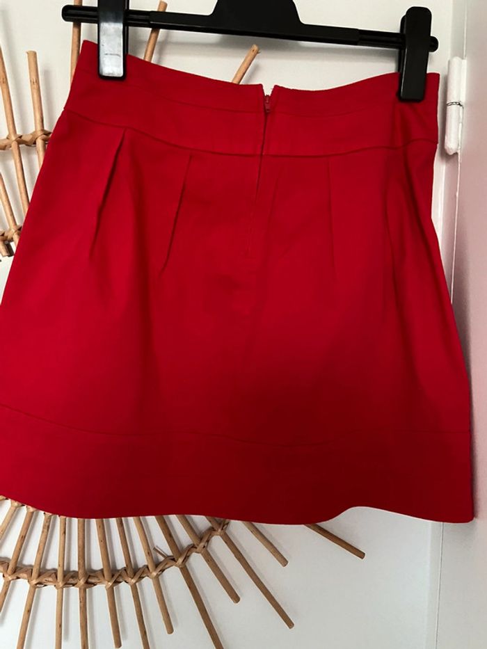 Jupe rouge camaïeu - photo numéro 3