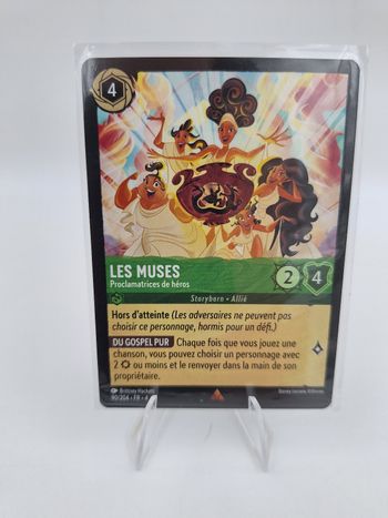 Carte Lorcana 90/204 FR chap. 4 : Les muses