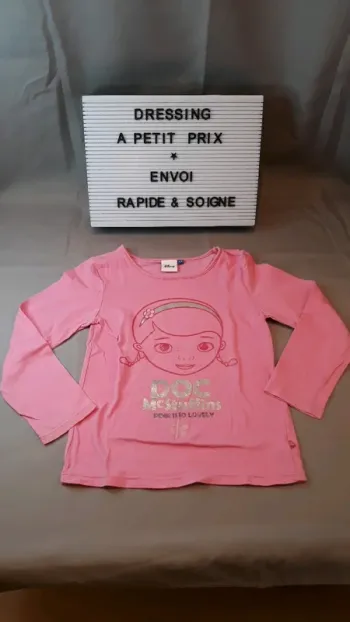 T shirt manche longue 5/6 ans