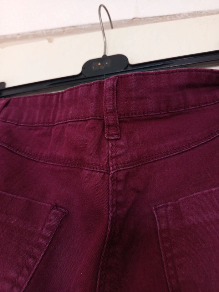 Jean Bordeaux en taille S de la marque ici et maintenant - photo numéro 15