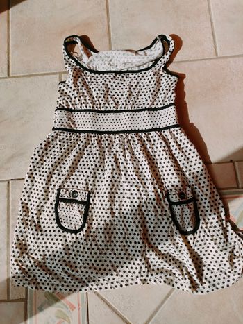Robe à pois été taille L