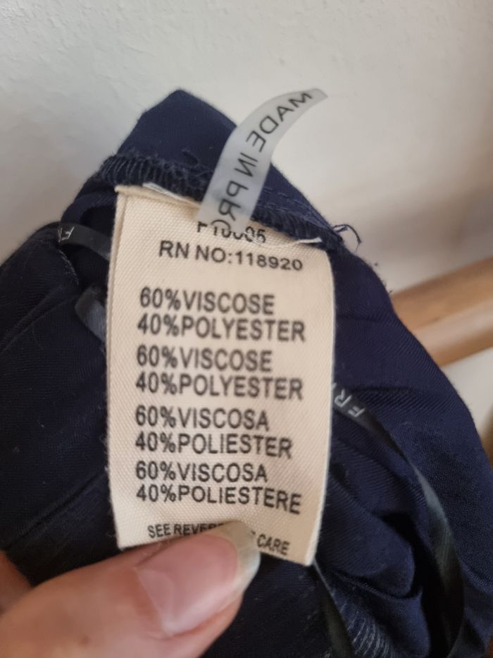 Jupe longue bleu marine Frnch taille 38 - photo numéro 3