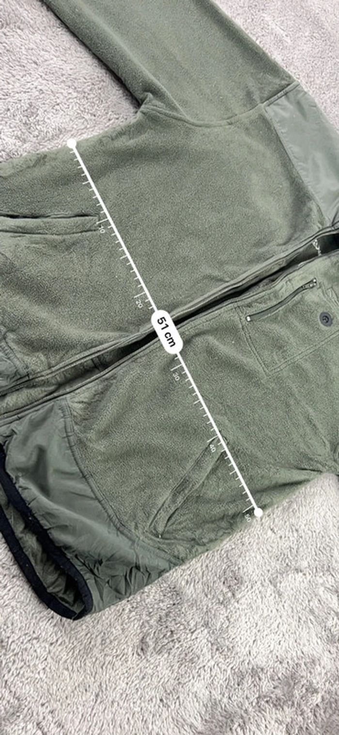 Veste polaire Reebok à capuche vert foncé Taille L – Homme - photo numéro 4