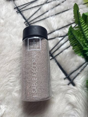 Sable décoratif - Gris clair - Ateliers créatifs - NEUF