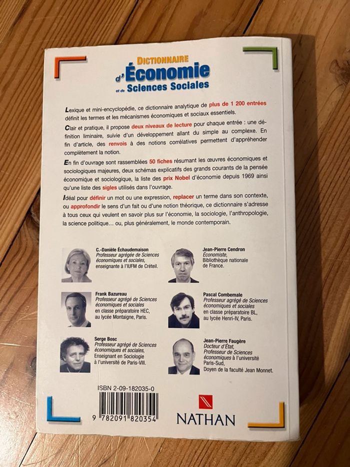 Dictionnaire d’économie et de sciences sociales Nathan - photo numéro 2