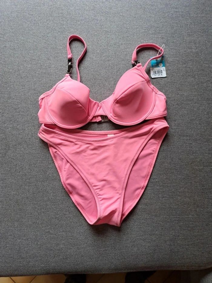 Maillot de bain rose en M
