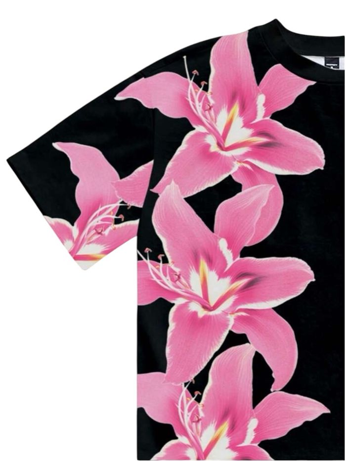 T-shirt à motif floral taille M - photo numéro 3