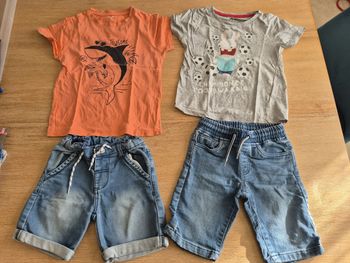 Lot tshirt Short jean 6 ans