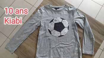 Tee-shirt manches longues 10 ans Kiabi