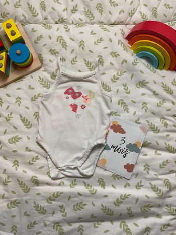 body débardeur blanc 3 mois orchestra