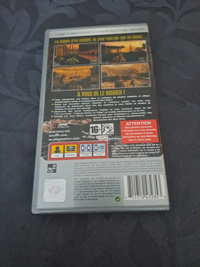 Jeu PSP Socom fireteam bravo 2 - photo numéro 2