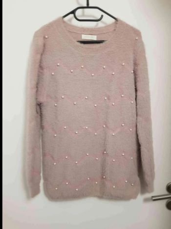 Pull  laine  avec  perle taille 40 42