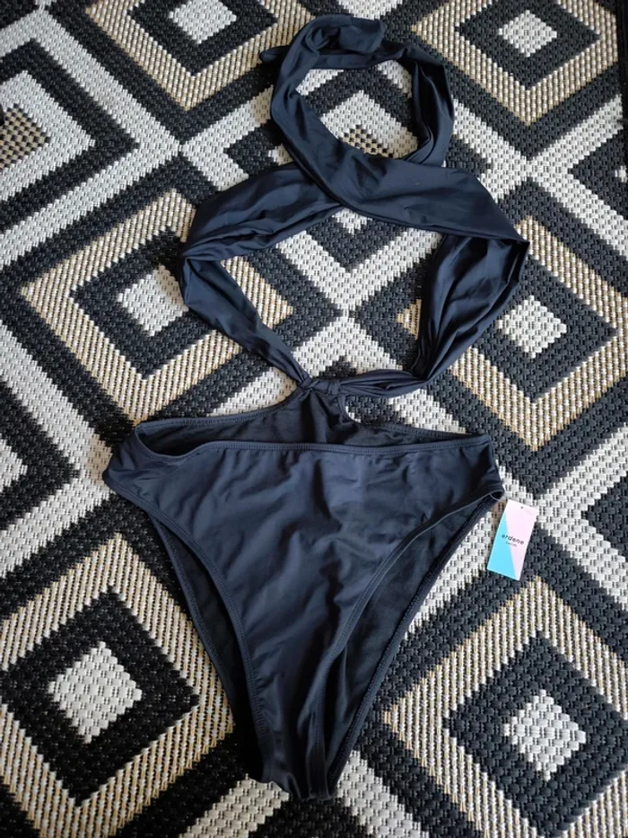 Maillot de bain 1 pièce noir - Ardene - Taille L - Neuf