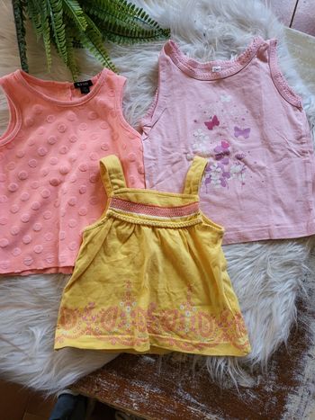 Lot de 3 débardeurs été