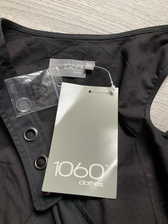 Robe midi noire neuve 1060 clothes T44 - photo numéro 4