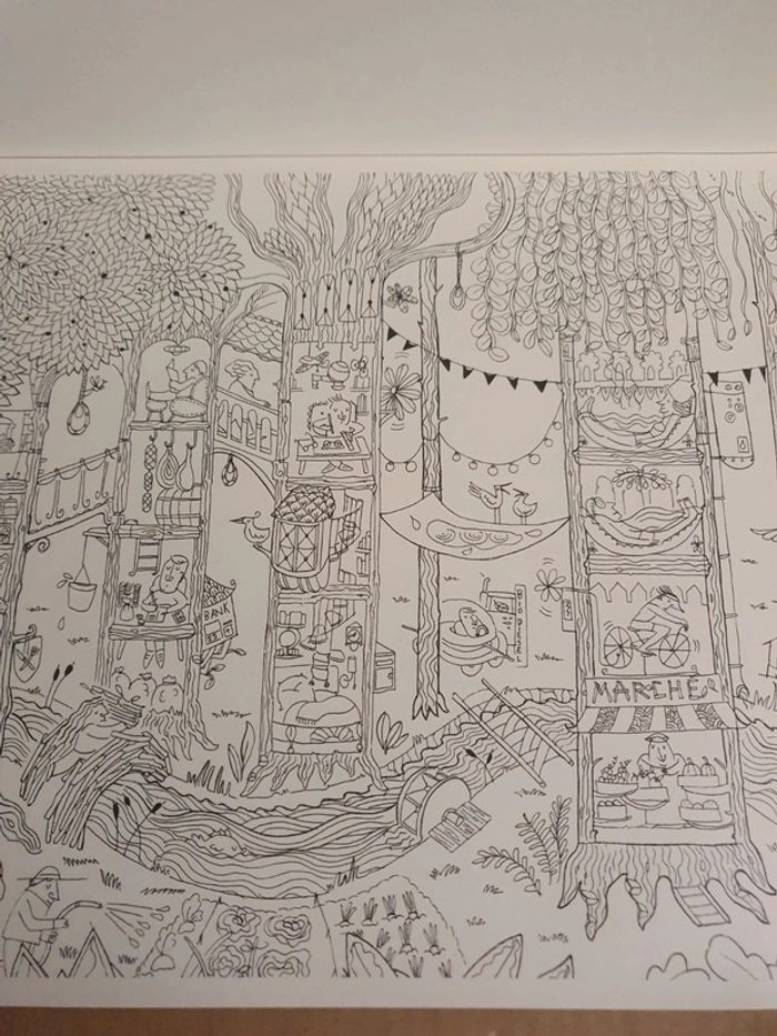 Coloriage "Pays merveilleux" - photo numéro 6