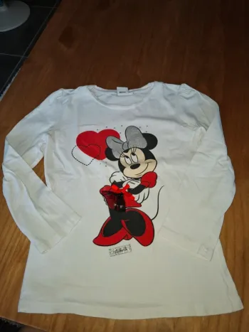 T-shirt manches longues Minnie 10 ans