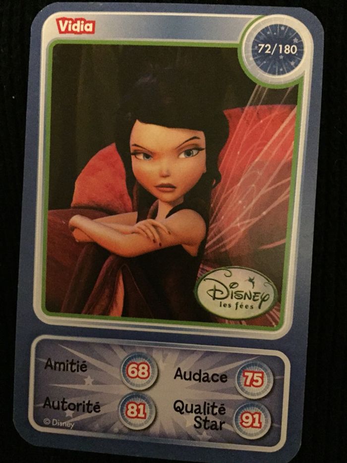 Carte Auchan Disney/Pixar numéro 72/180 Vidia Disney Beebs