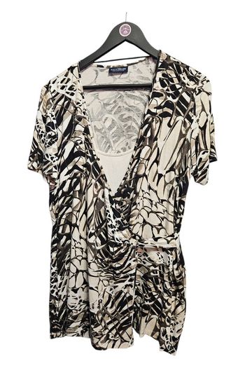 Blouse manches courtes style cache cœur T46 Sixth Sense