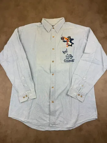Chemise Vintage Daffuy Duck Looney Warner Bross 90’s Taille L