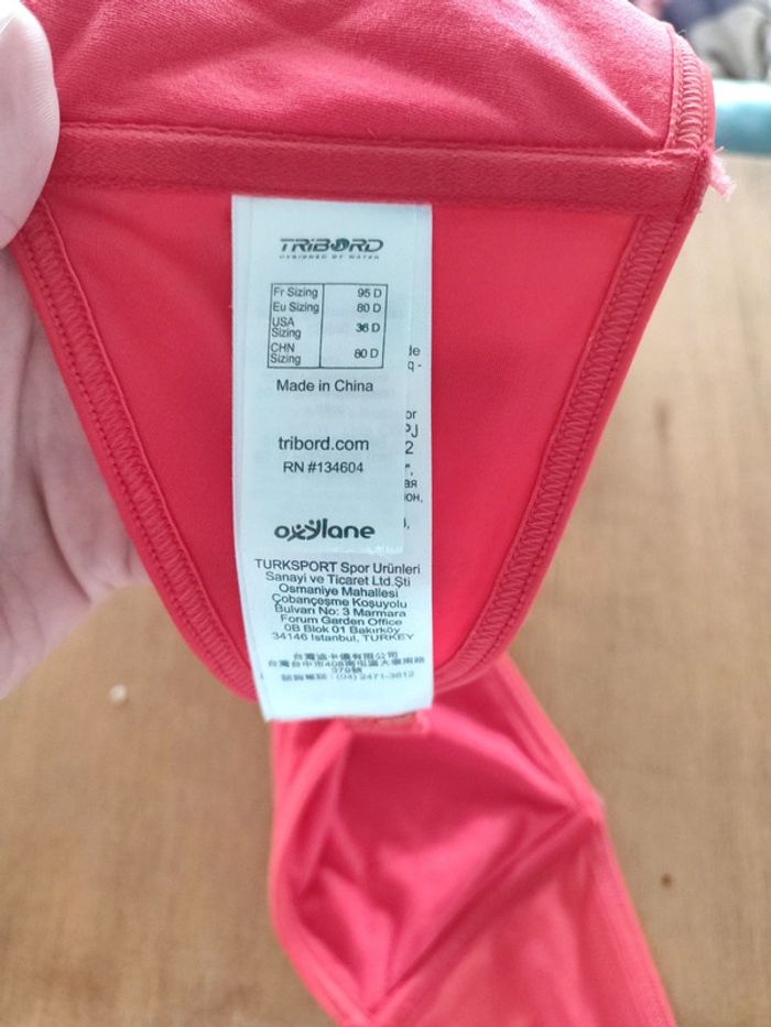 Haut de maillot de bain tribord 95D - photo numéro 2