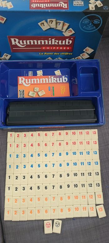 Jeu complet rummikub chiffres