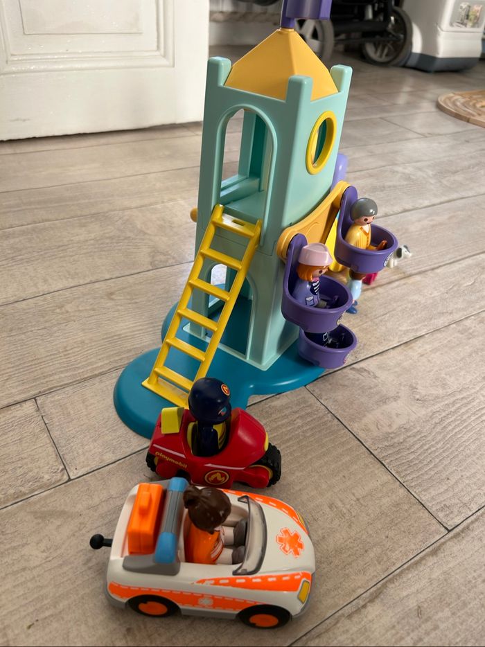 Playmobil  junior le parc +infirmiere et motard - photo numéro 2
