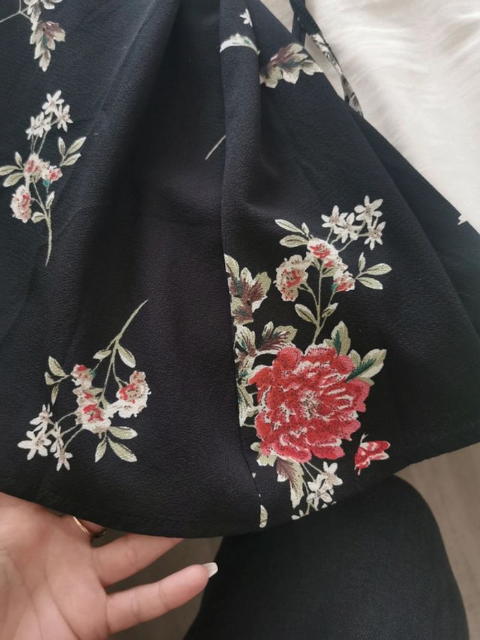 Robe portefeuille fleurie - photo numéro 3