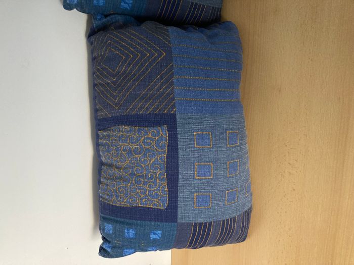 lot 2 coussins bleu - photo numéro 2