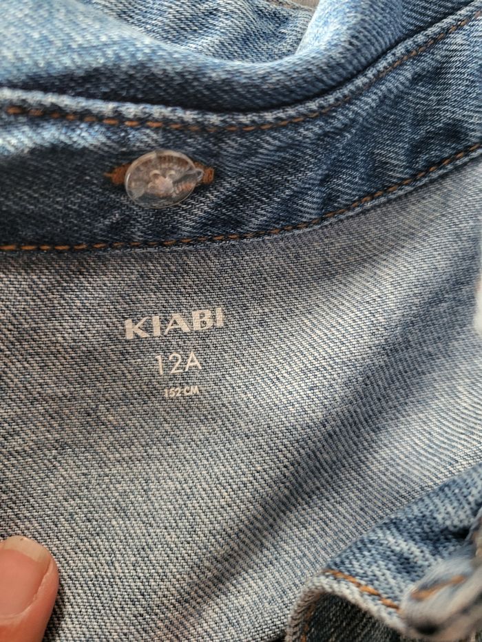Veste en jean taille 12 ans mixte kiabi - photo numéro 2