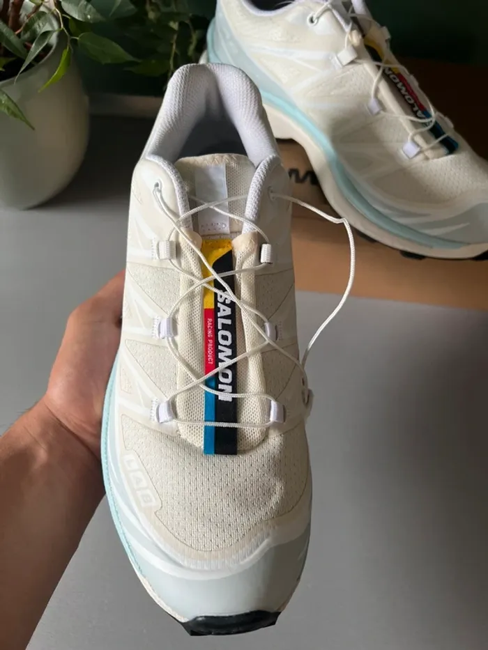 Salomon XT-6 – Vanilla Ice / Ballad Blue unisex - photo numéro 5