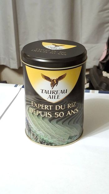 Boite en métal Taureau Ailé, 10x16 cm