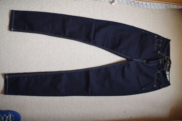 Cream - Jean Tina, coupe skinny bleu denim brut - photo numéro 2