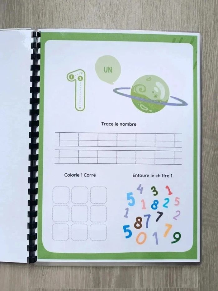Livret A4 sur les chiffres de 1 à 9 - photo numéro 2
