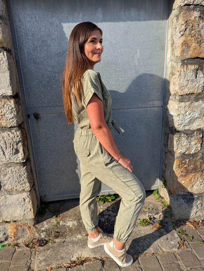 Combinaison pantalon denim Le Mans kaki
Taille S - photo numéro 4